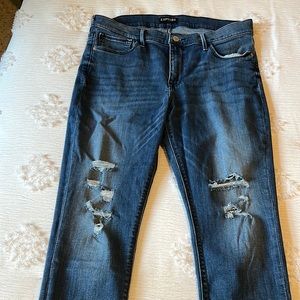 Womens Express cropped skinny jeans, size 12